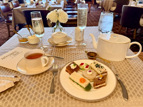 Finger sandwich tea course